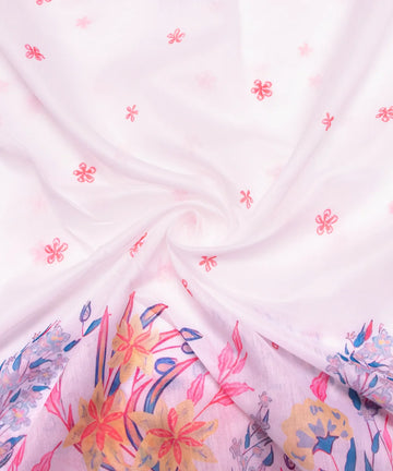 Printed Chanderi Fabric